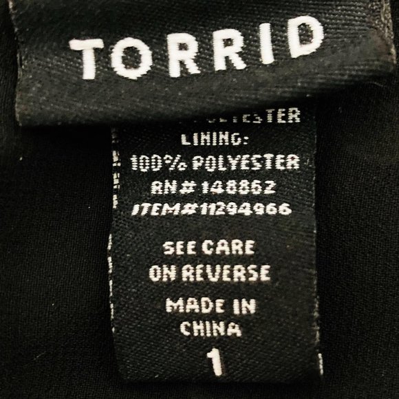 Torrid 1X Floral Tiered Sleeveless Tank Blouse - Picture 5 of 10